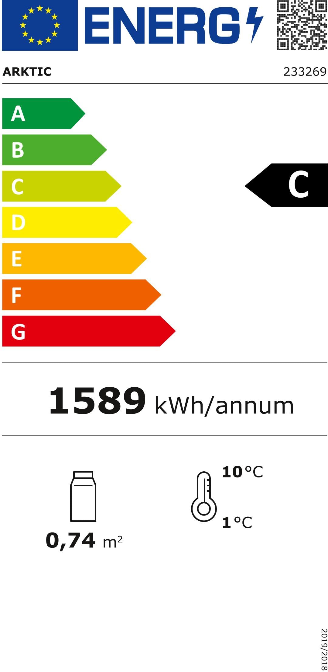 Produktbild von ZORRO Kühlvitrine SC 80 – 80 Liter, 4-seitig Doppelverglast, 3 Roste, R600A, +2/+10 °C, Für Kuchen & Gebäck