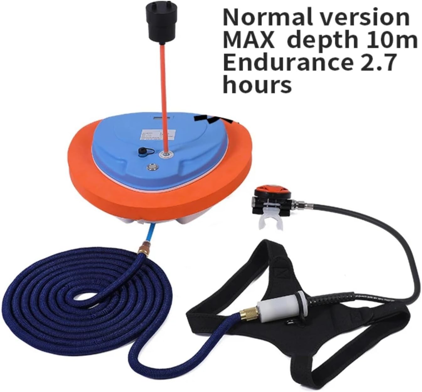 GOYOJO Scuba Diving Snorkel Equipment - Deepest to 10-12M Time 3.5-5 Hours - Oxygen Breathing Machine - Suitable for Snorkeling, Underwater Photography and Exploration (Q1)