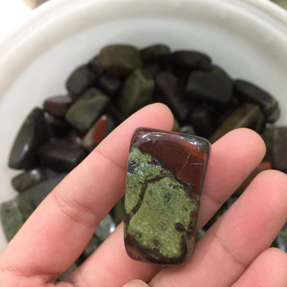 ZMCW 1Piece Natural Rock Polished Dragon Blood Gravel For Landscaping Tumbles Macadam