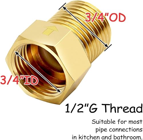 Miniatura 2 de Uenede Válvula de retención de latón de 12 "macho a 12" rosca macho prevención de reflujo no retorno unidireccional válvulas de retención de inodoro