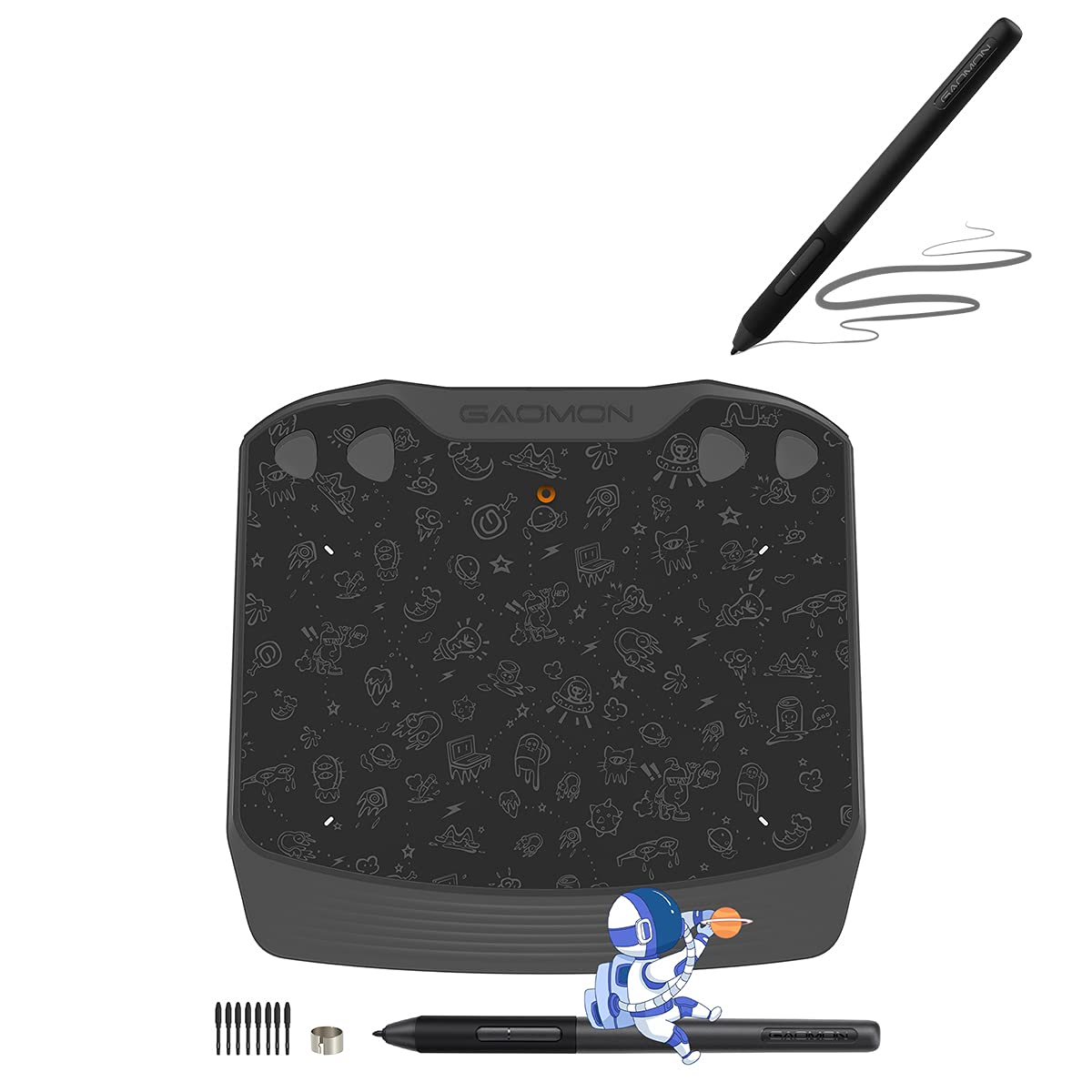 GAOMON S630 & Extra AP32 Pen - 5''X3.2'' Graphics Drawing Pen Tablet for 2D/3D Animaton/ Digital Dra