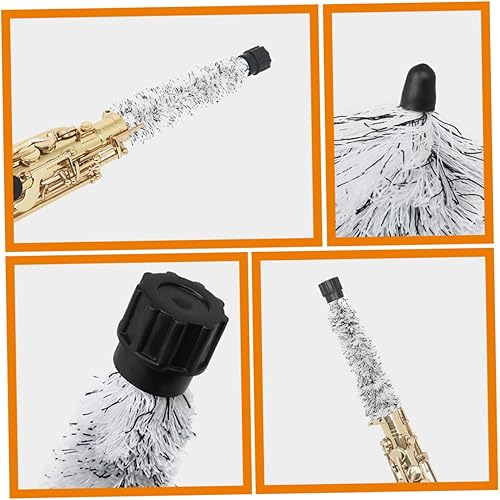 Miniatura 8 de Kit de cepillo de limpieza de saxofón para cepillo de saxofón alto para mantenimiento de saxofón incluye cañas de saxofón, accesorios esenciales