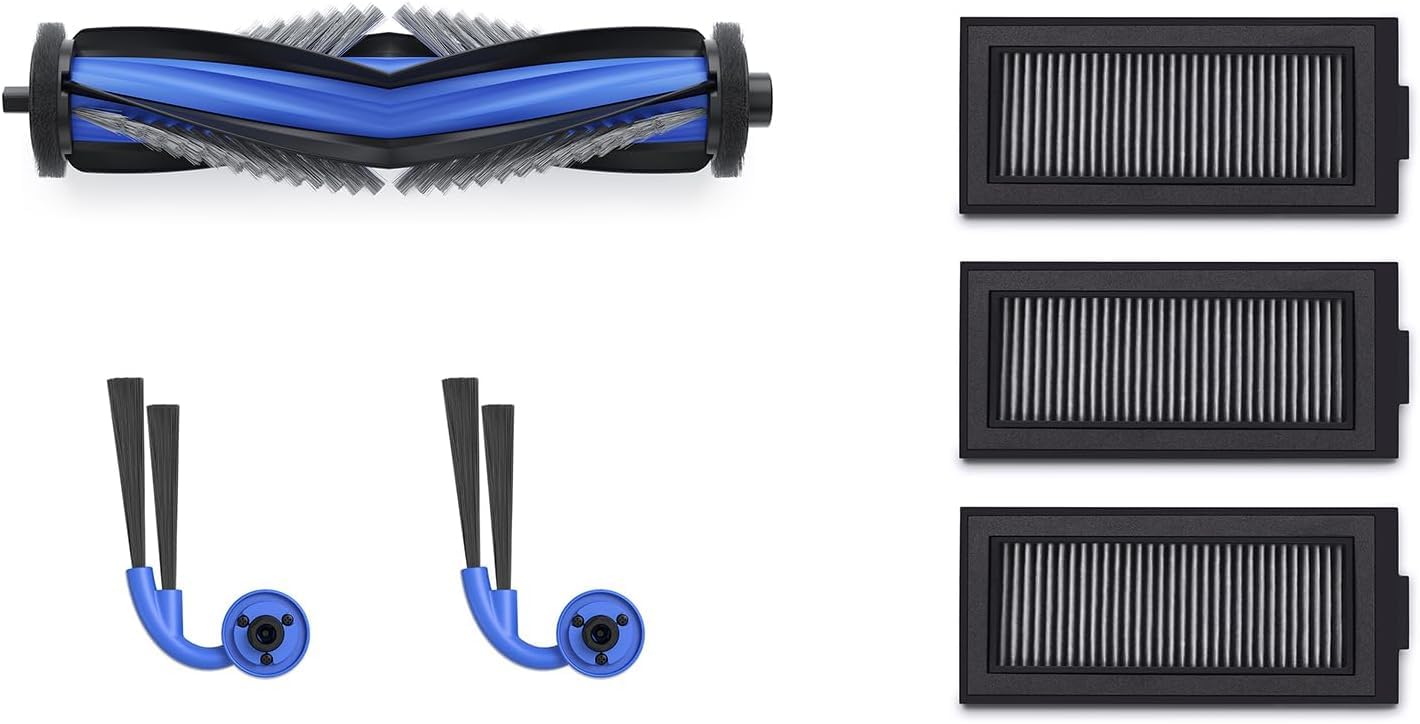 ECOVACS Original Accessory: X11 Omni Cyclone Accessory Kit (1 X Anti-Tangle Main Brush, 2 X Side Brushes, 3 X High Efficiency Filters) | for Appx. 1Yr of Regular Use (Not Compatible with Other Models)-image-34