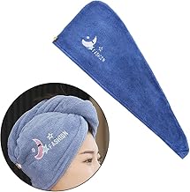 Super Absorber Microfibre Hair Drying Towel for Women Hair Wrap Turban for Wet Hairs Lightweight & Soft Head Towel (Royal)