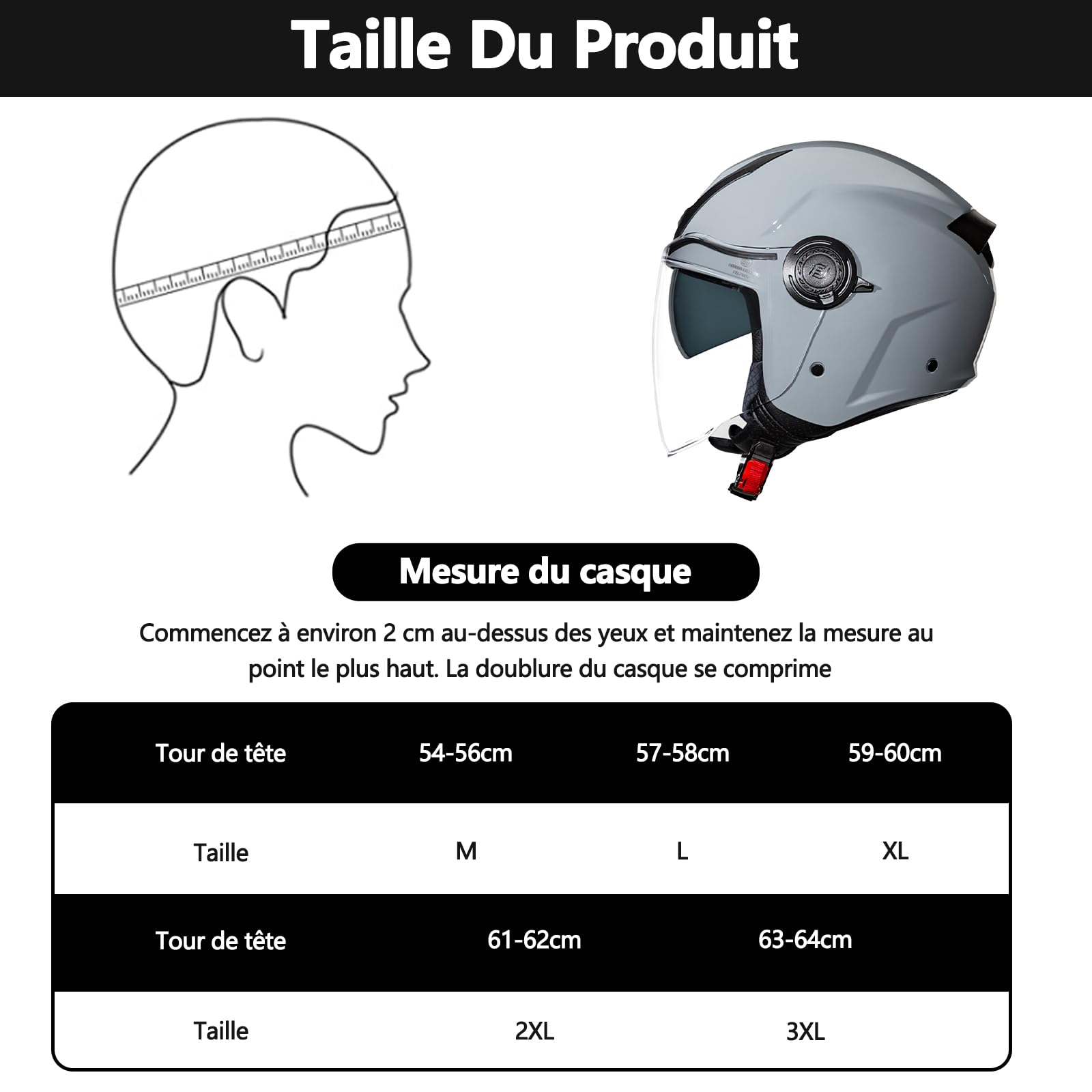 Casque à réaction avec Double visière, adapté aux Scooters, aux Jets et aux cyclomoteurs, certifié ECE 22.06, répond aux Normes de sécurité routière