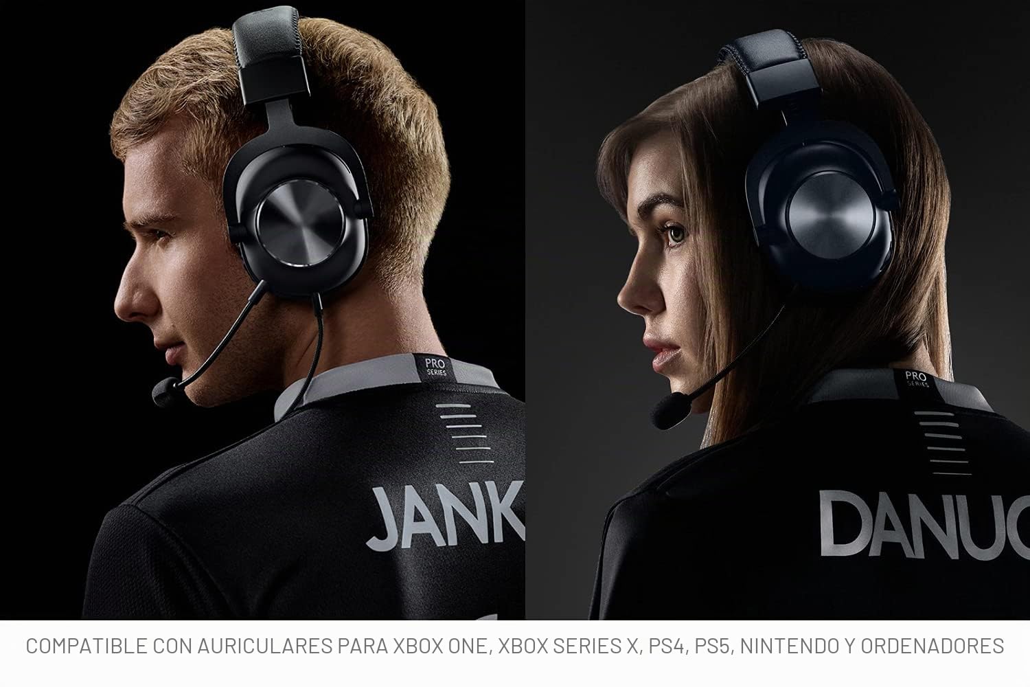 Micrófono de juego de repuesto para Logitech G Pro y G Pro X Gaming Headset en PS4 PS5 Xbox One PC, micrófono desmontable de 3,5 mm