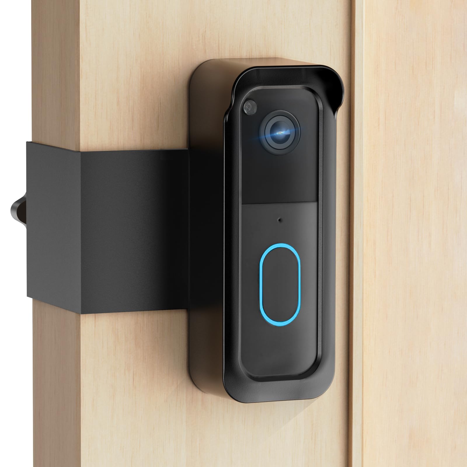 Blink Doorbell Mount, Anti-Theft Doorbell Mount for Blink Video Doorbell 1st Gen(Not for 2nd Gen), No Block Sensor & Night Vision, Blink Doorbell Camera Mount Bracket with Rain Cover