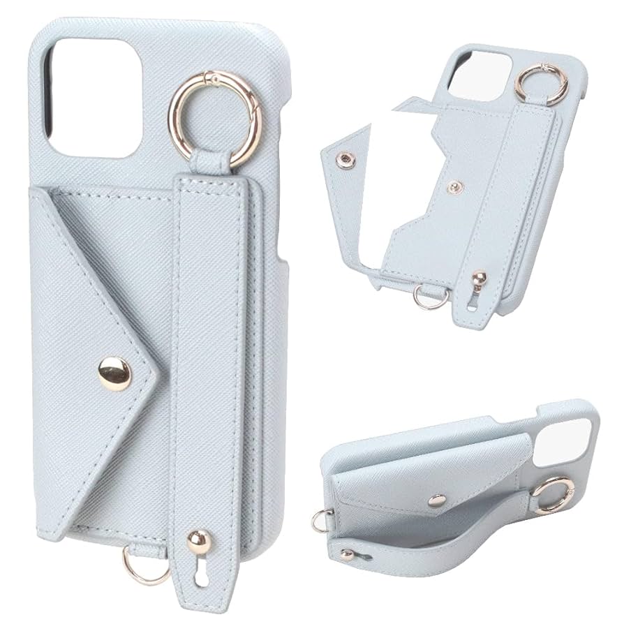 ajew iPhone7 ケース ハードケース beige カード収納ケース ajew