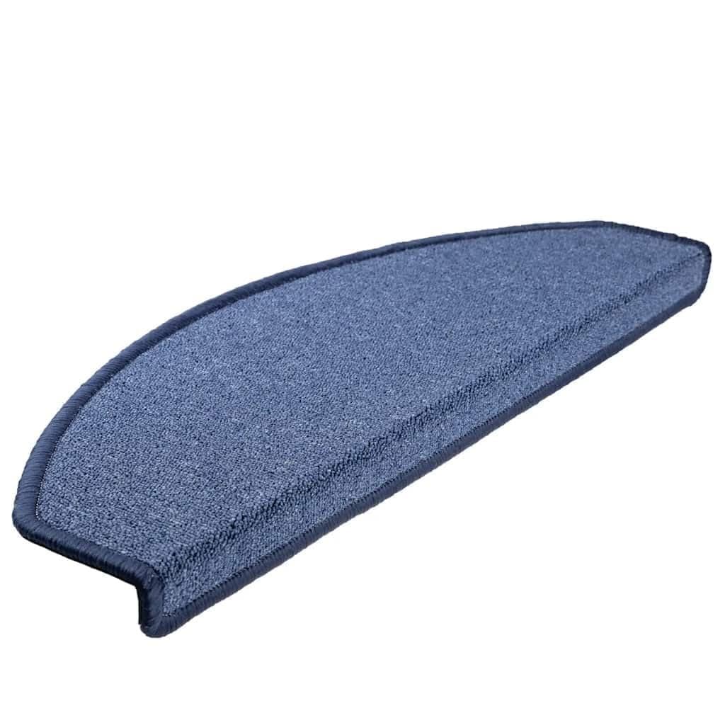 Stufenmatten 20 Stück Blau 65x24x4 cm rutschfeste Treppenauflagen Selbstklebend Für Holztreppen Innen Treppenschutz Sicherheit