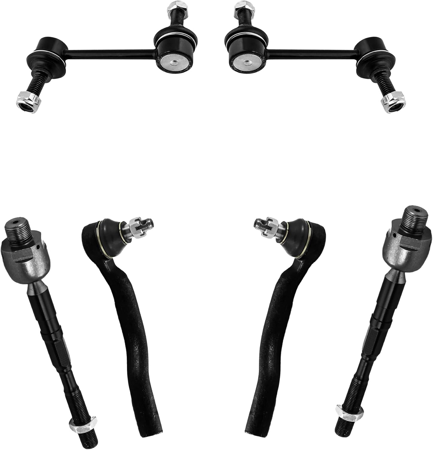 K750049 K750041 Front Rear Stabilizer Sway Bar Link Compatible with 2003-08 Forester and 2004-07 Impreza WRX ST 4 Set