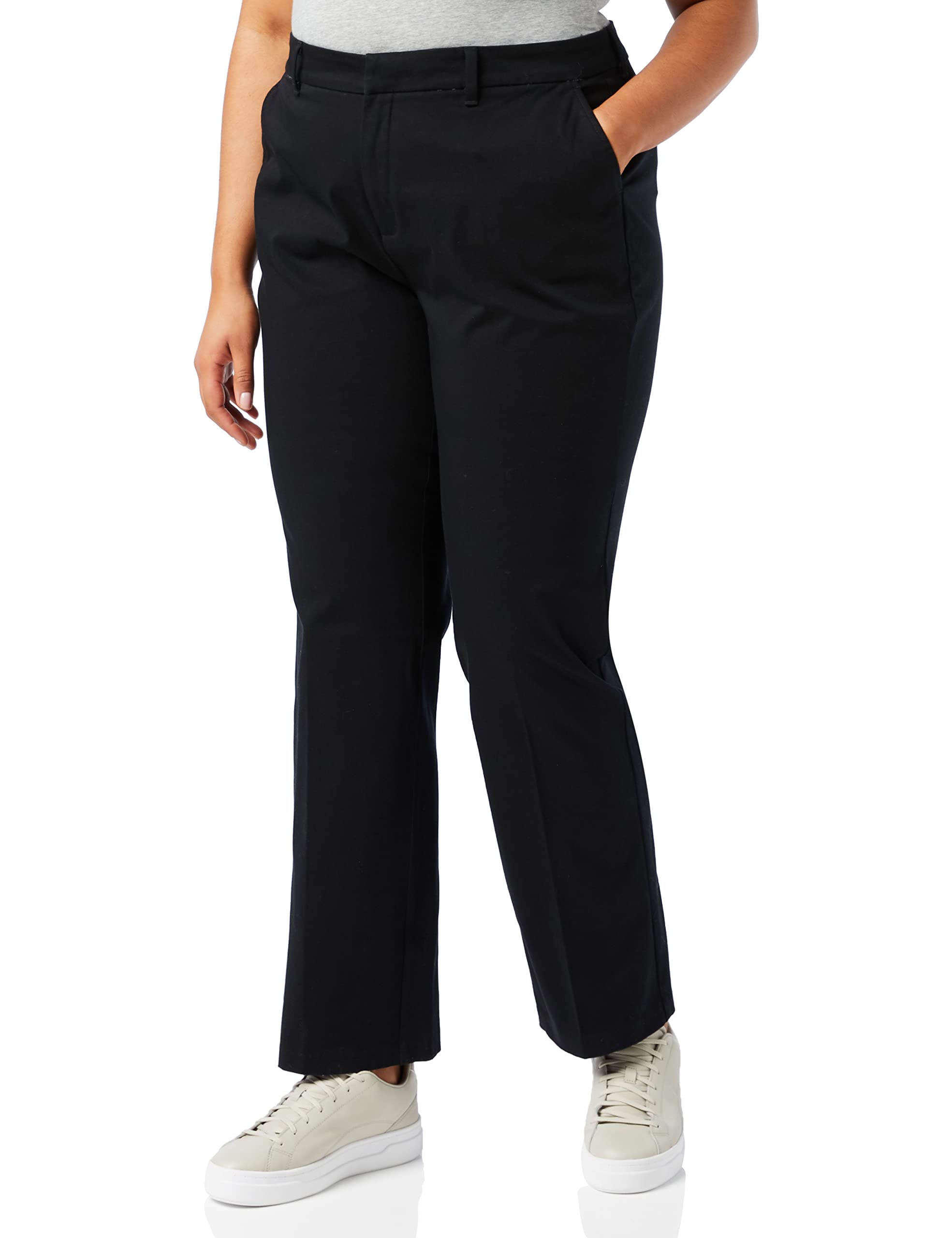 Dickies Women's Straight Leg Work Utility Pants, Black, 30W 30L UK
