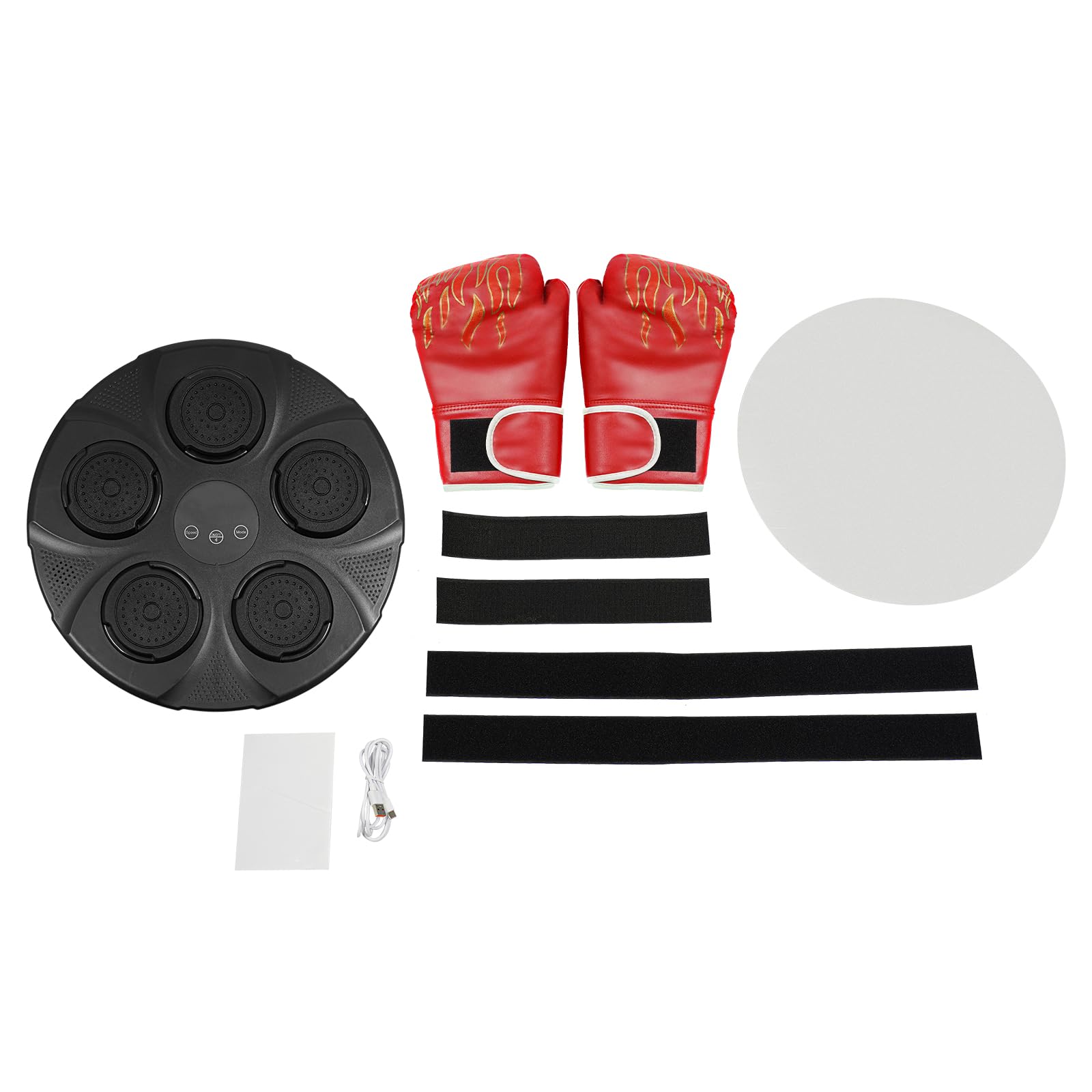 Target musicale per boxe, segnale Bluetooth con altoparlante, set musicale a LED, per esercizi di famiglia
