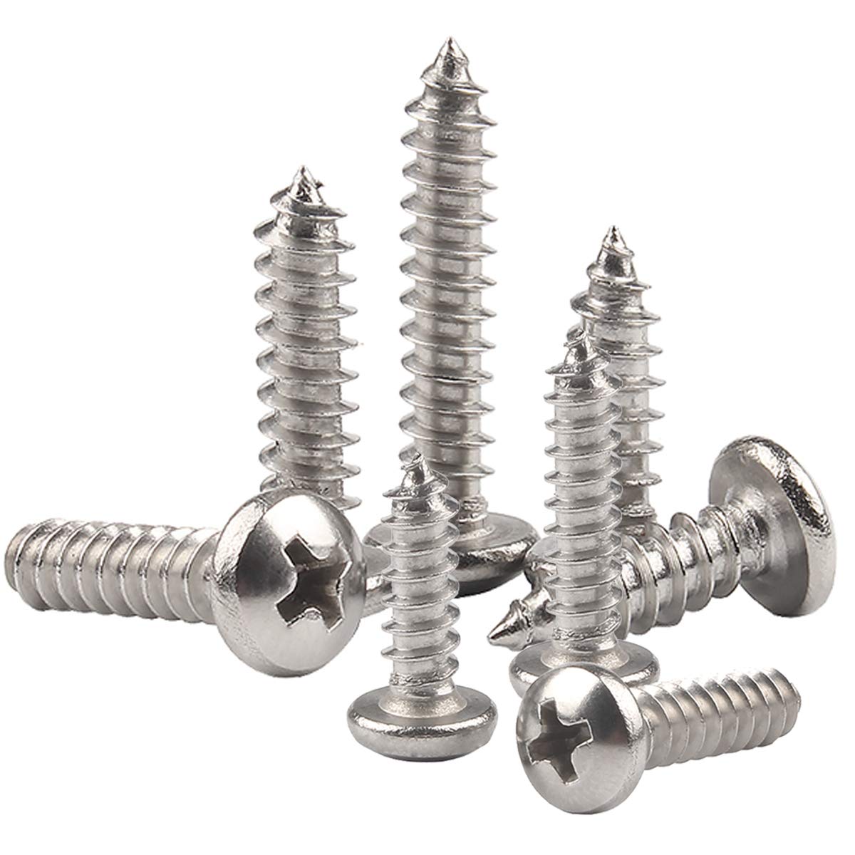 Vis en acier inoxydable M5 cruciforme durables pour assemblages extérieurs