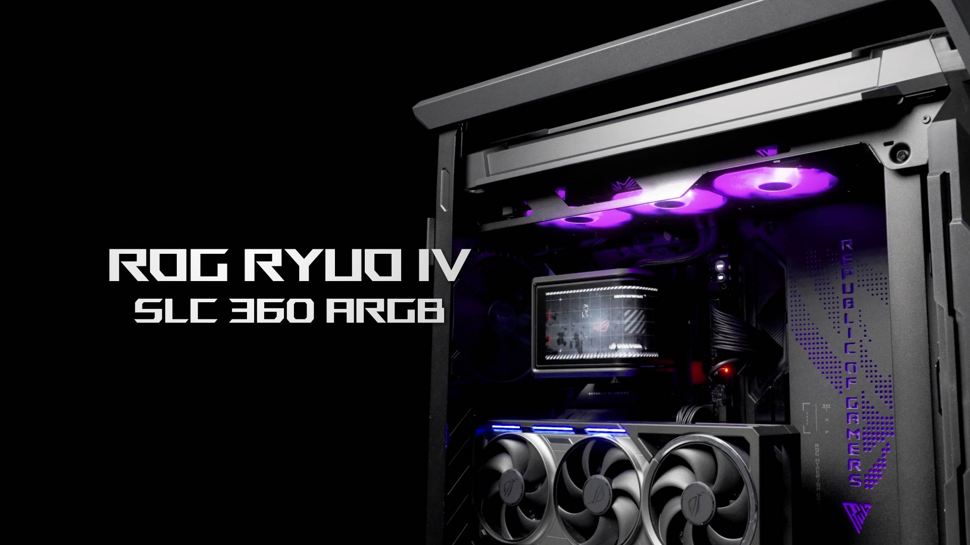 Amazon | ASUS CPUクーラー 360mm オールインワン AIO 水冷 ROG RYUO