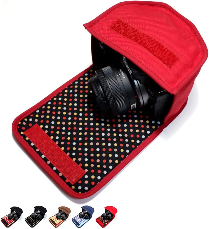 Amazon.co.jp: suono キヤノン EOS R10 ケース (ブラック・ボルドー