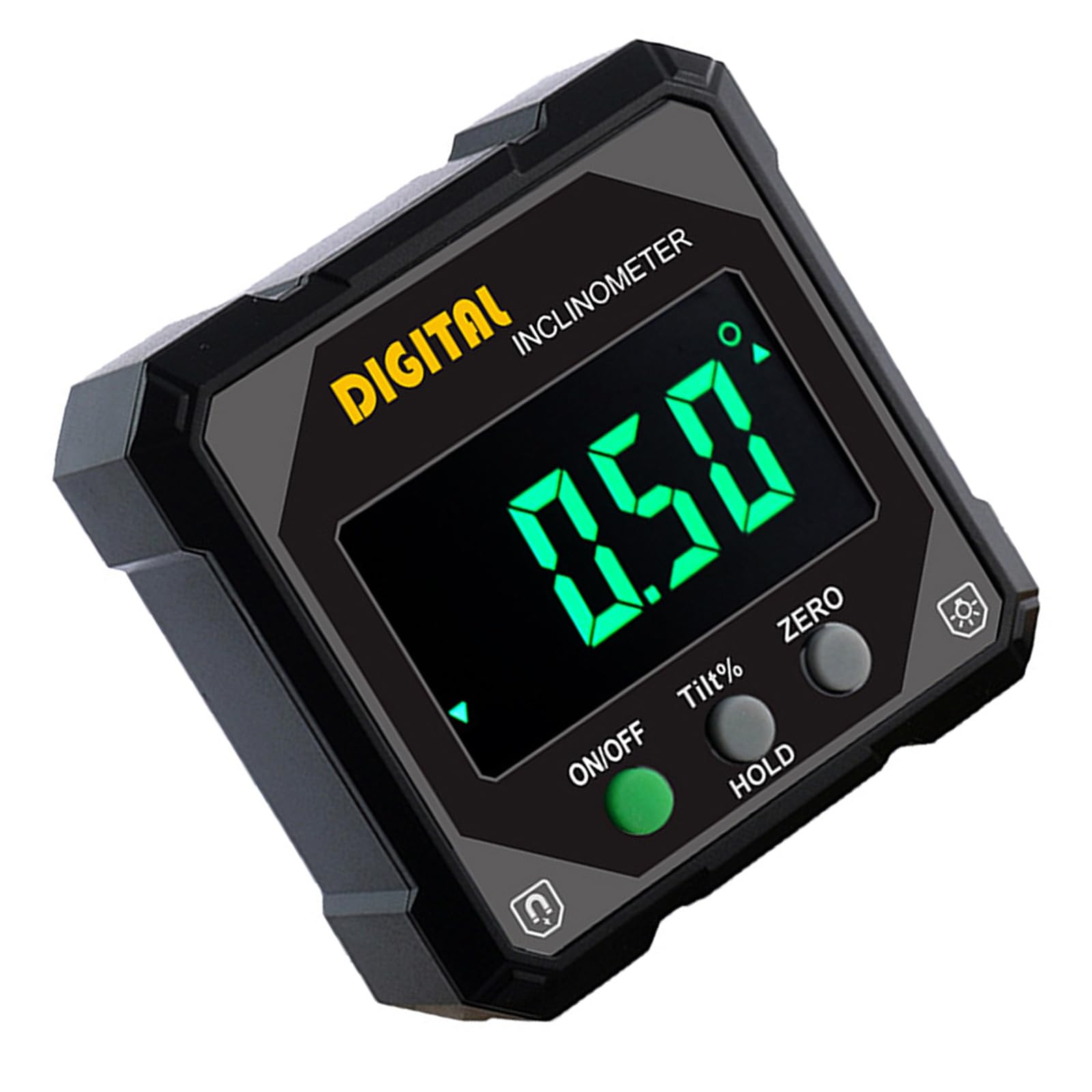 Easy Carry Electronic Angles Measurer with High Accuracy & User Friendly Interfaces Digital Angles Gaug for Projects High Precisions LCD Inclinometer