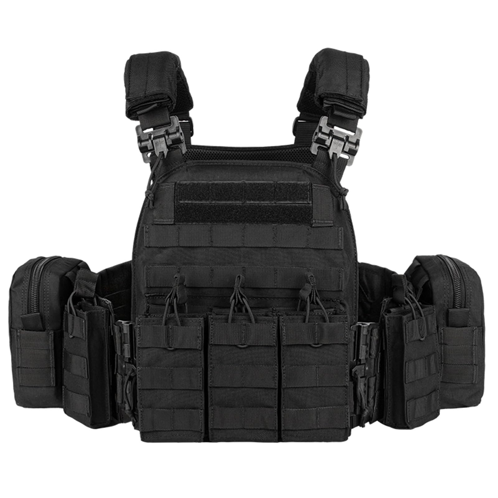 vAv YAKEDA Taktische Outdoor-Weste Schnellverschluss Verstellbare Jagdweste mit PALS MOLLE-System