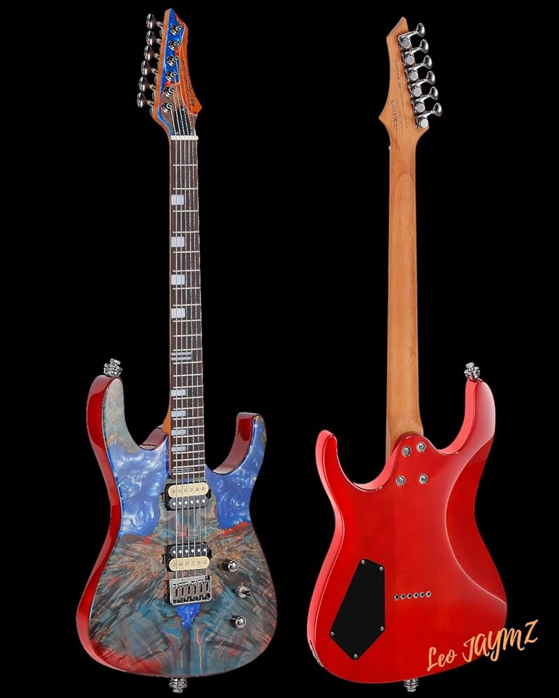 Hurricane エレキギター Amazon.com: Leo Jaymz Electric Guitar Hurricane Deluxe