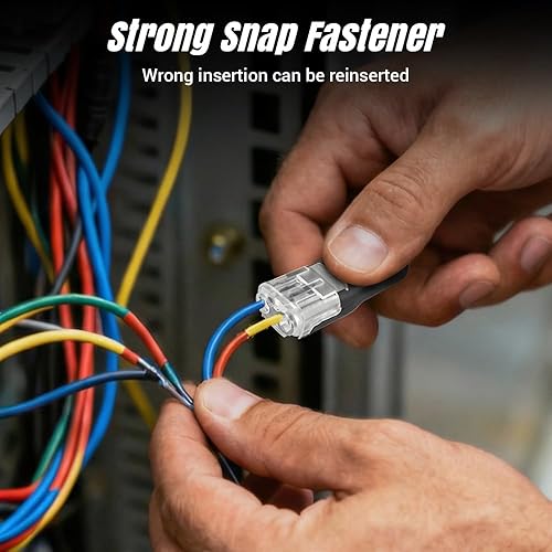 Miniatura 3 de Conector enchufable de doble cable con hebilla de bloqueo, conector de doble cable 2026, conectores de tira de luz LED, 2 pines, conector de cable