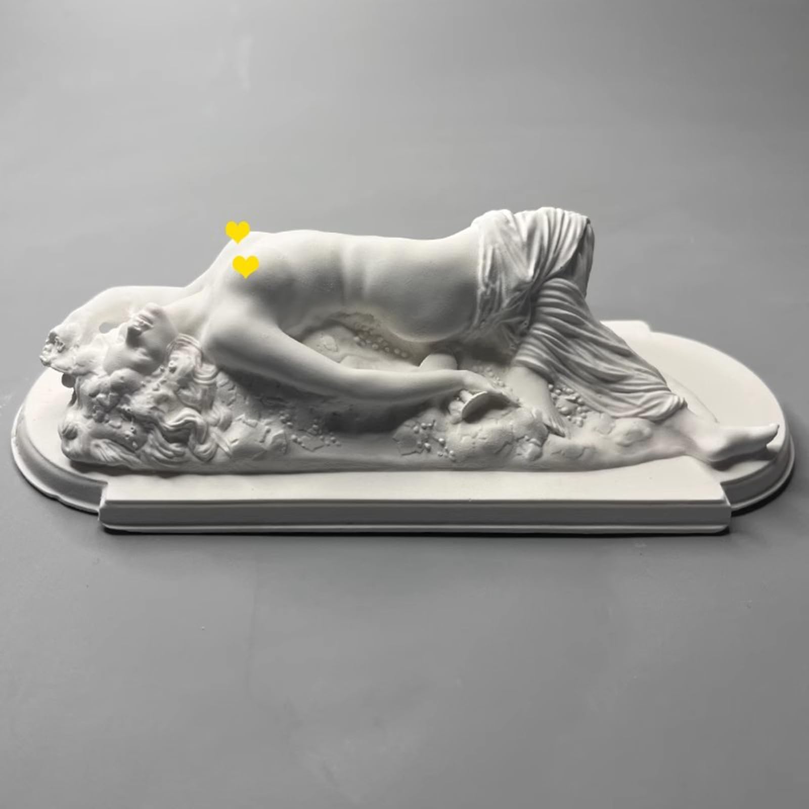 Amazon.co.jp: ビンテージレリーフフィギュア彫刻、ヌード女性石膏像