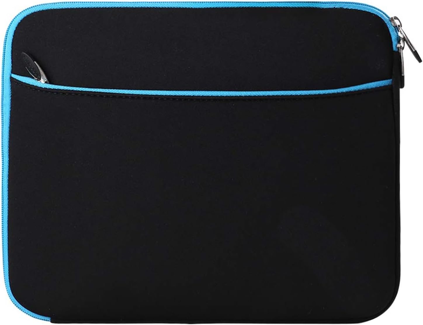 Sumac Neoprene Carrying Sleeve 14 inch Universal Bag for Gadgets, Laptop, ChromeBooks, Protective Light Water Resistant Pouch Case (Black/Blue)