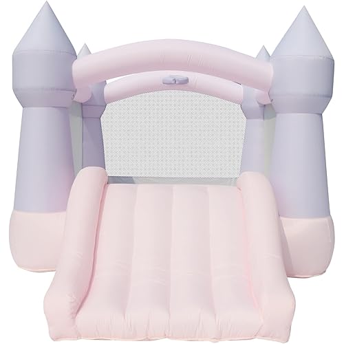 Bounceland Bouncy Castle Daydreamer Cotton Candy Bounce House, Pastel Bouncer with Slide, 12 ft L x 9 ft W x 7 ft H, UL Blower Included, Trendy Bouncer for Kids, Indoor and Outdoor Use