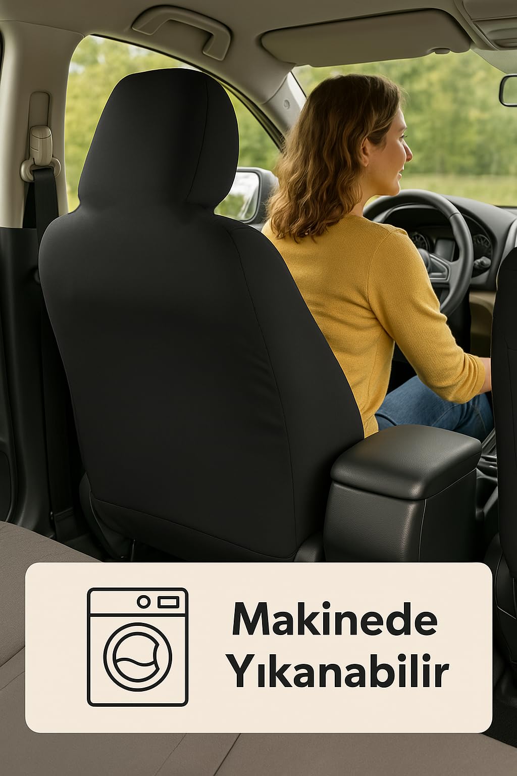Gunaydin konforu Toyota Corolla ile uyumlu oto koltuk kilifi ile aracinizda yasayin Siyah