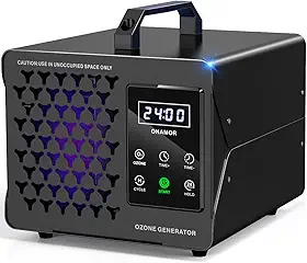 onamor Gerador De Ozônio Digital Onamor, Eliminador Odores 99.000 Mg, Máquina Alta Capacidade Para Remoção Até 740 M², Eliminador, Ozonizador Ionizador Casa, Carro, Fumaça, Quarto Animais Estimação