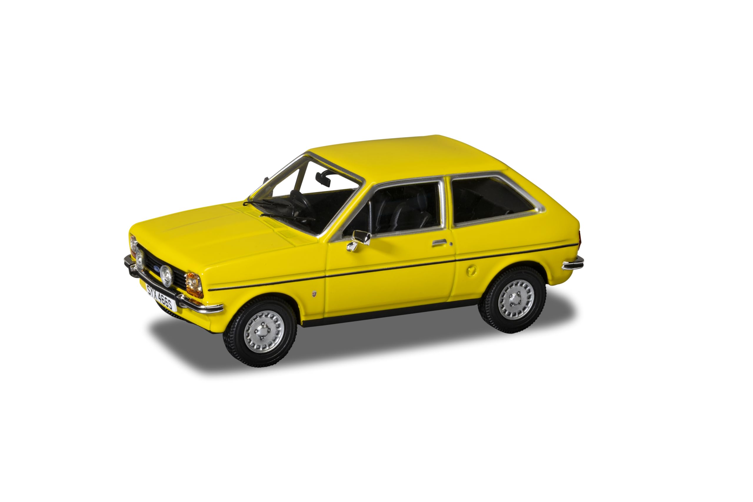 Corgi Diecast Model Vehicles, VA12513 Ford Fiesta MkI 1.3 Ghia, Signal Yellow, Men & Women Souvenir Gifts from UK