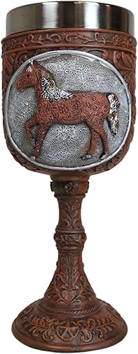 Ebros Gift The Trail Of Painted Ponies Western Horse - Copa de cáliz de vino con temática de caballo, rancho, granja, salvaje oeste, acento suroeste