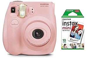 Fujifilm Instax Mini 7s Starter Bundle, Light Pink