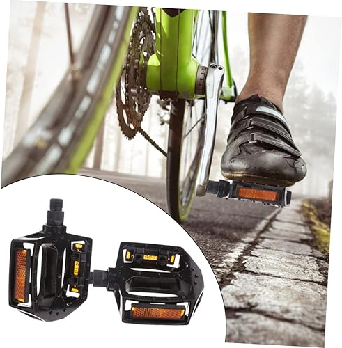 Miniatura 6 de Happyyami 4 Pcs Bicycle Pedal Bike Pedals Bearing Folding Bicycle Bike Pedal Non Bike Pedal Replacement Flat