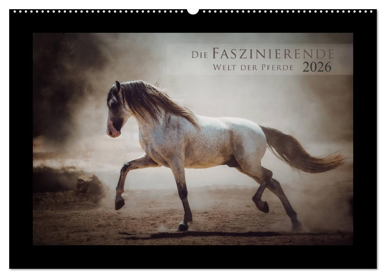 Die Faszinierende Welt der Pferde (Wandkalender 2026 DIN A2 quer), CALVENDO Monatskalender: Lassen Sie sich entführen in die Faszinierende Welt der Pferde (CALVENDO Tiere)