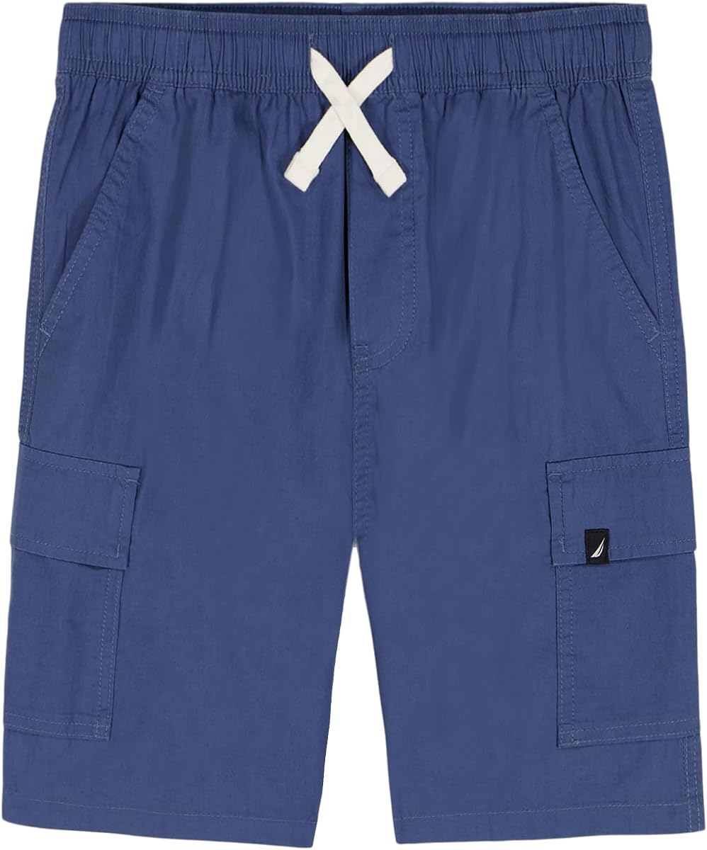 Shorts cargo sin cordones para niño, cierre con cordón