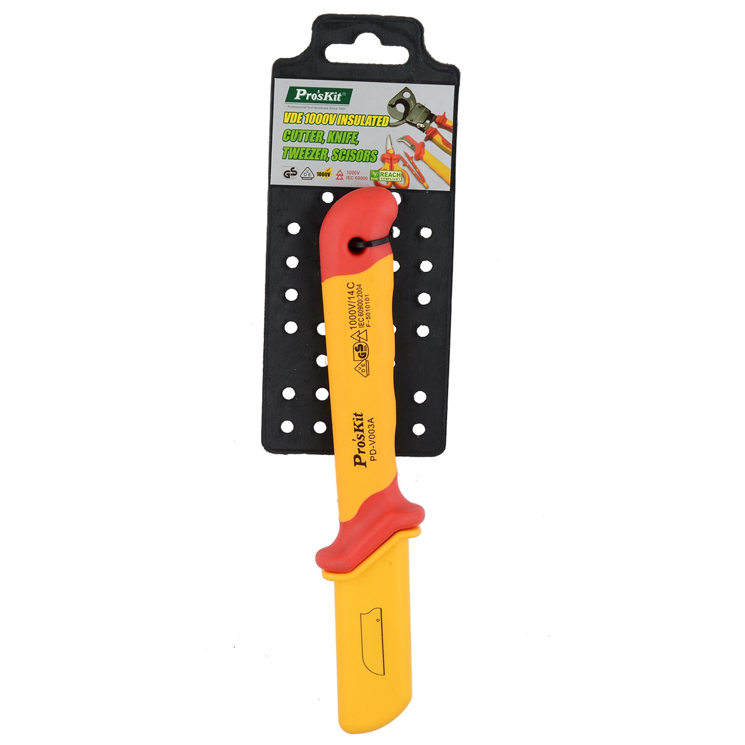 Proskit PD-V003A VDE 1000 V Insulated Straight Blade Cable Knife (50 mm x 180 mm) (Pack of 1) (B010XGZO56) Amazon Price History, Amazon Price Tracker