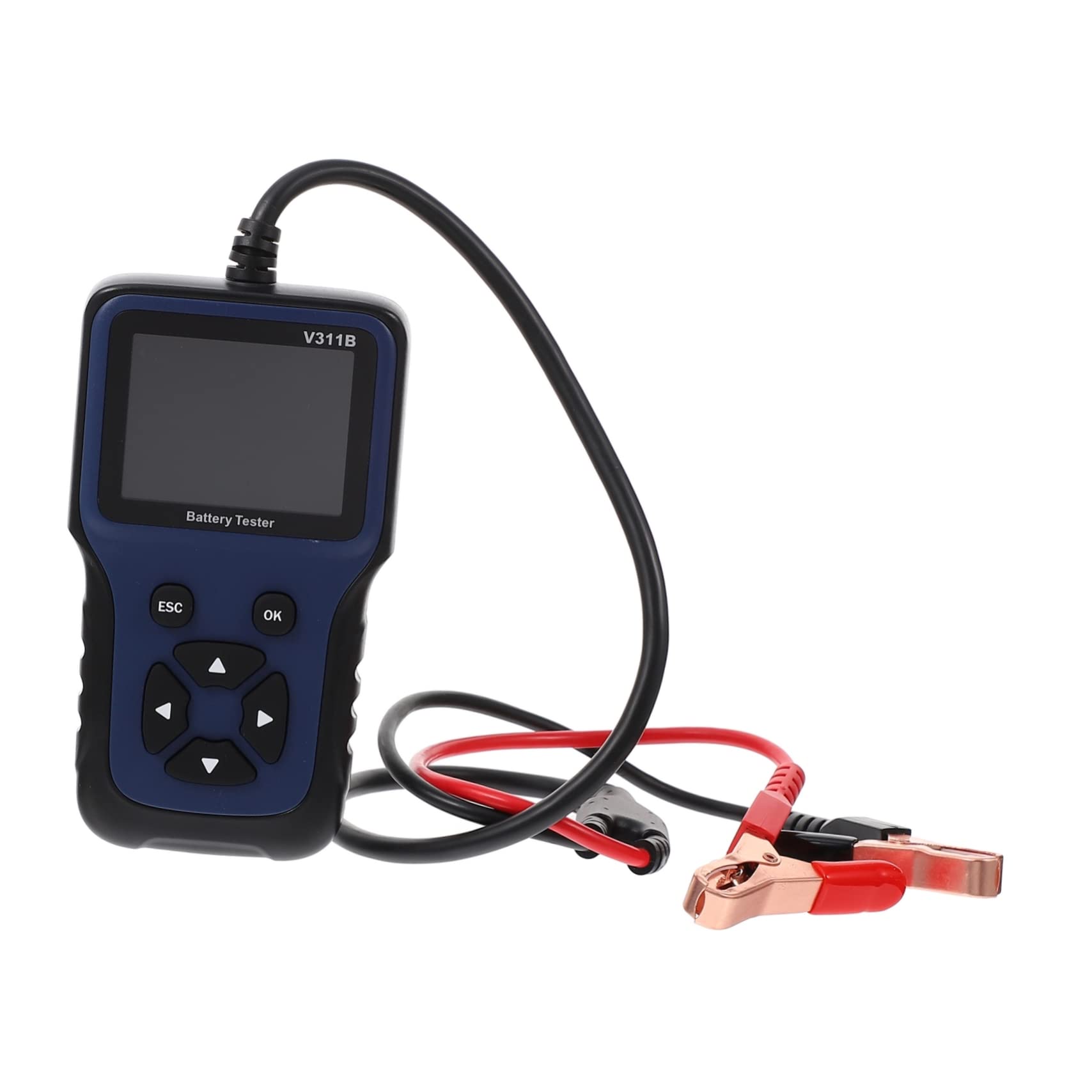 Comprobador de Batería de Automóvil 12v Pantalla Clara y 9 Idiomas