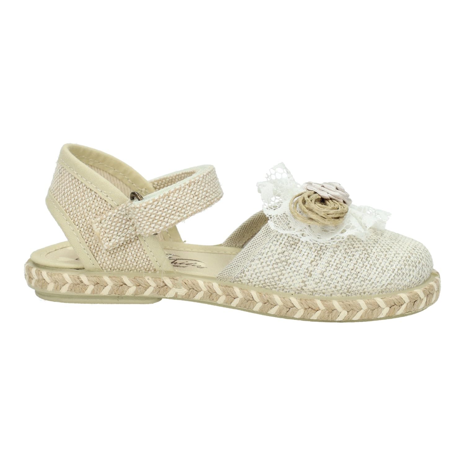 9910-31 Alpargatas para niñas, esparteñas Planas para niñas, Alpargatas para Verano, Hechas en España NIÑA Sandalias