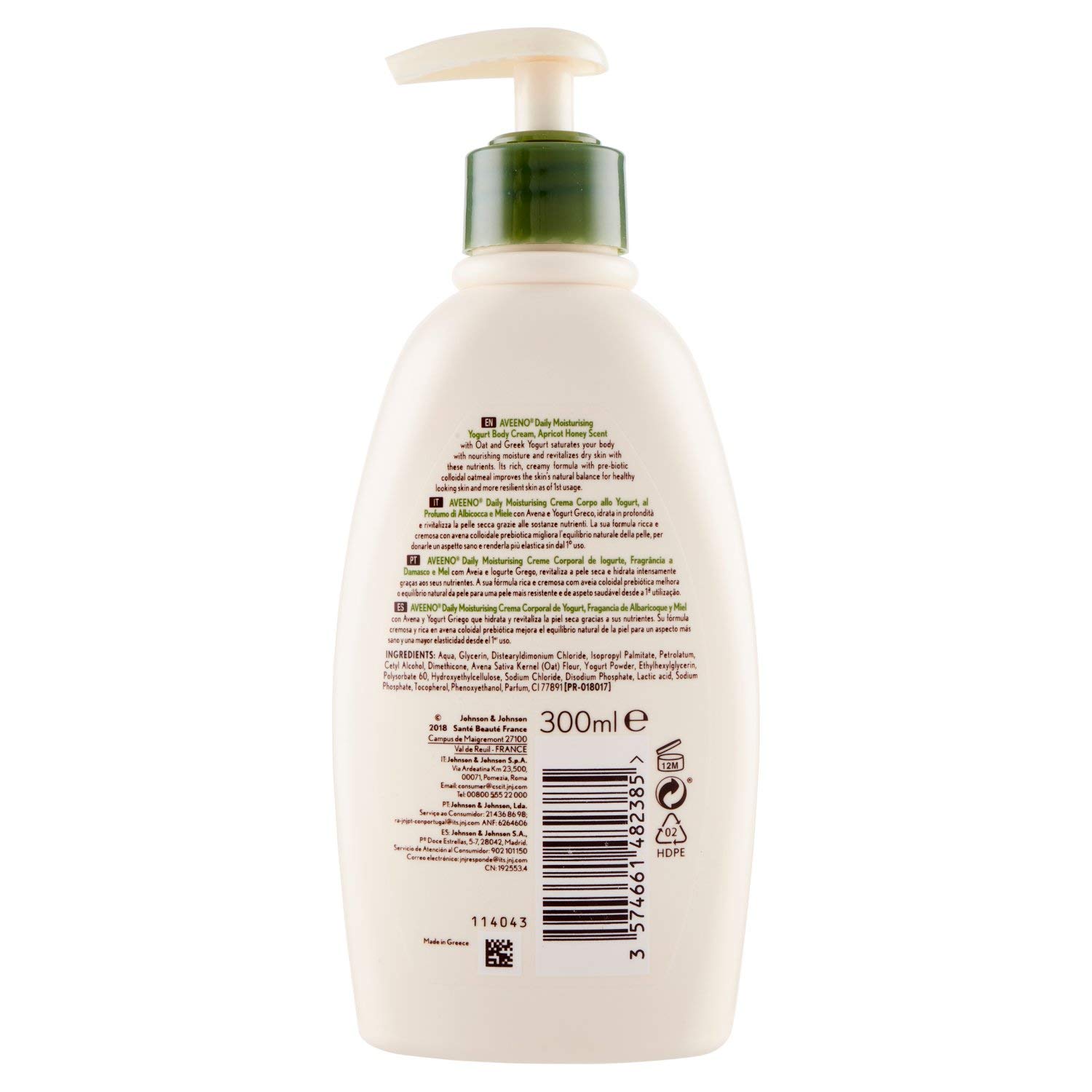 Aveeno Günlük Nemlendirici Apricot & Honey Lotion 300ml