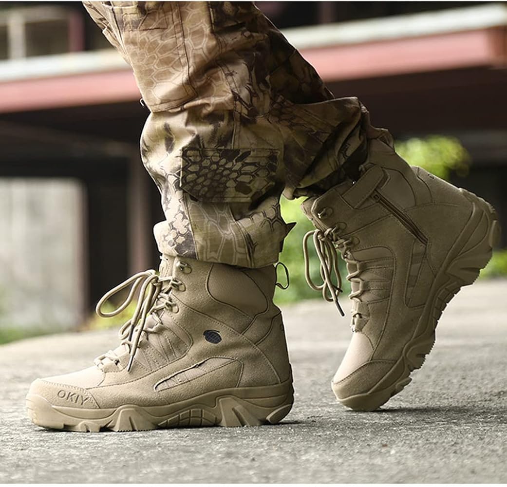 Amazon.co.jp: [killing] ミリタリーブーツ ブーツ メンズ