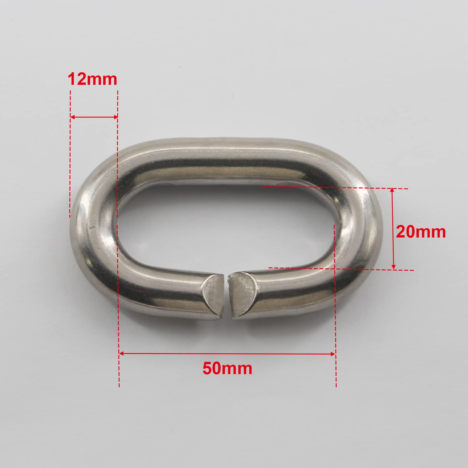 Stainless Steel Quick Link Rigging Hardware Connect Round Ring Eyenut