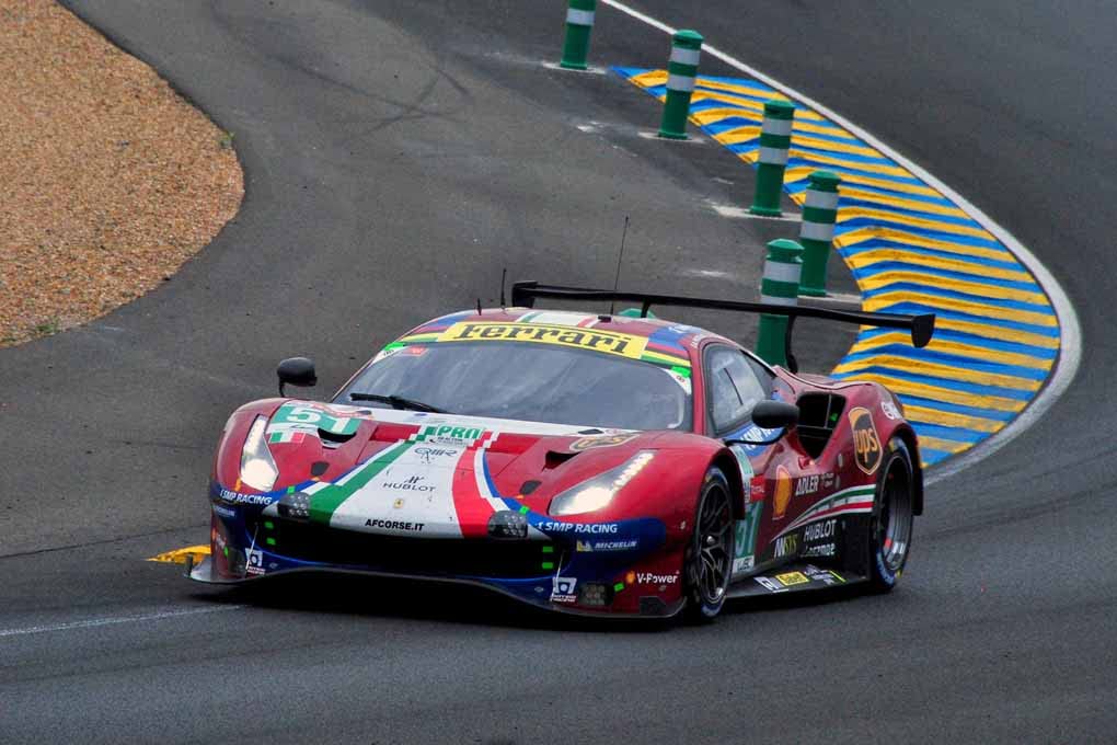 Ferrari 488 GTE EVO No51 impression de qualité course Le Mans 2019 - 2