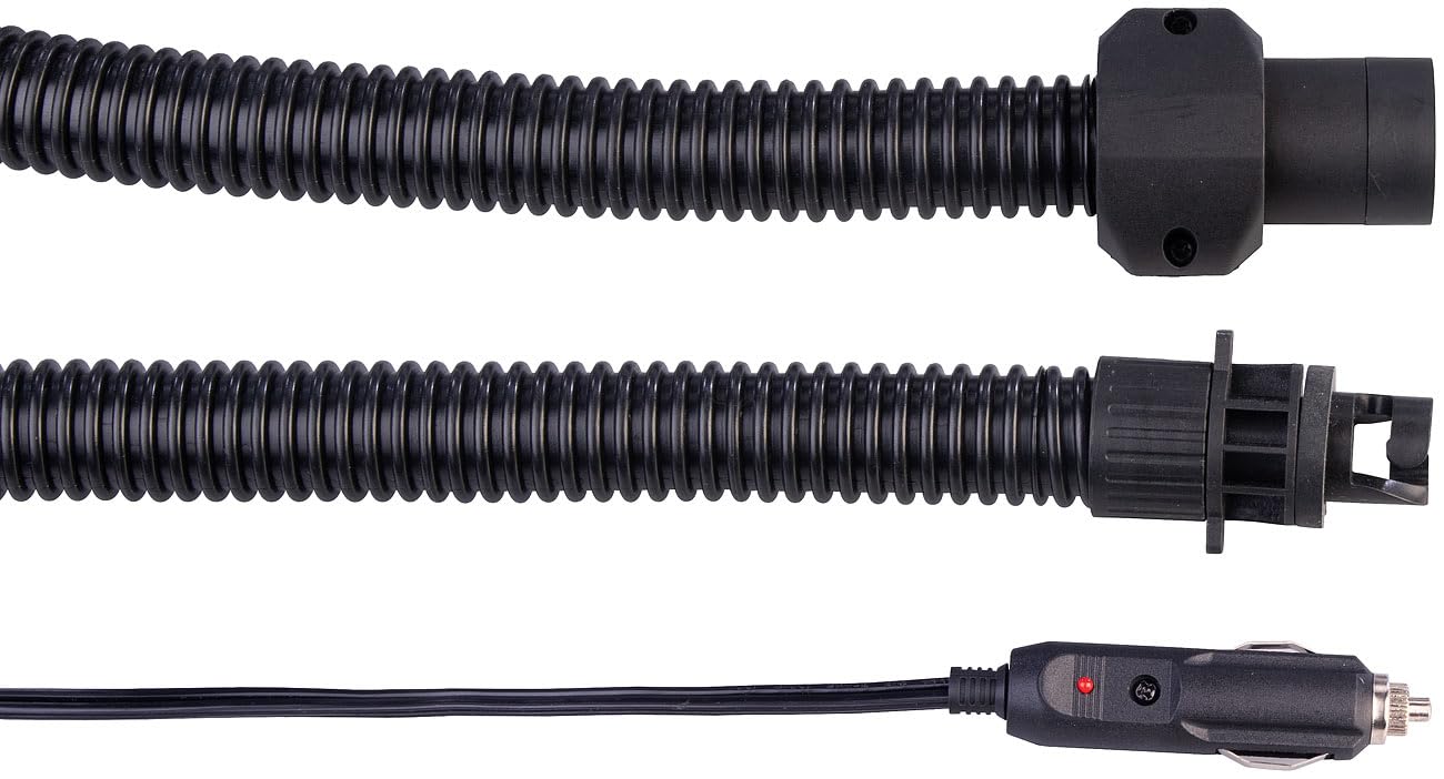 AGT Akkupumpe für SUP: Akku-Luftpumpe für SUP-Boards, 70 l/Min., 12 V, 1,38 bar/20 psi (Pumpe elektrisch, Luft-Pumpe, Board)