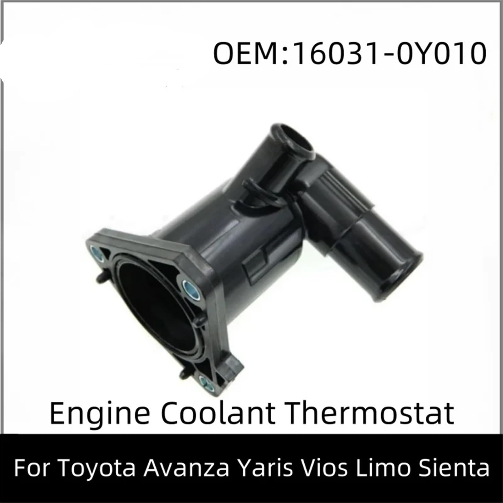 Termostato del motor Termostato de refrigerante del motorY010 para Toyota Avanza, Yaris, Vios, Limo, Sienta