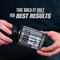 Vista 7 de Build-XT Muscle Builder - Suplemento diario de construcción muscular para crecimiento muscular y fuerza, con potentes ingredientes Peak02 y ElevATP