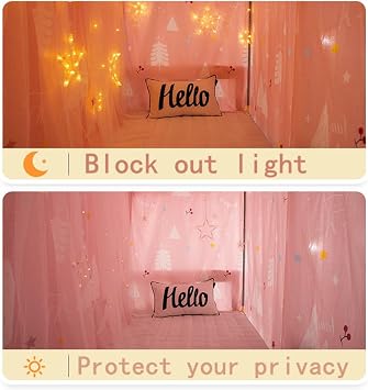 haozaikeji Bunk Bed Bottom Curtains Mid Sleeper Tent Bed Tent Canopy Dustproof Lightproof Pink Blackout Curtain Single Mosquito Nets Student Dorm Sleep Privacy Protection Shading Cloth 2 * 1.35m