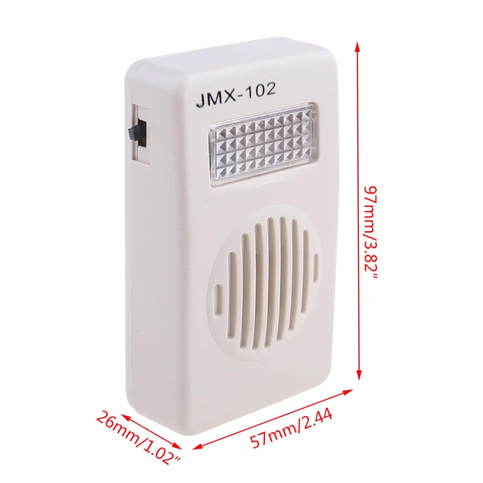 Amplificateur de Sonnette pour téléphone | Amplificateur de Volume 70 DB avec indicateur, indicateur Lumineux pour appels téléphoniques Fixes domestiques et Bureaux