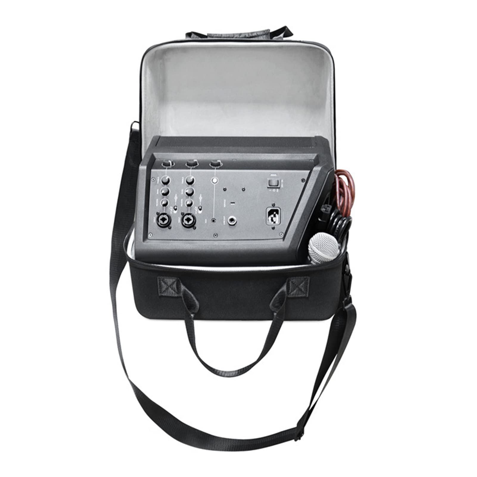 Cryfokt Altavoz Bluetooth Estuche Rígido de Viaje Almacenamiento Liviano Resistente a Rayones para Uso Diario S1 Pro 14.2x11.8x9.4in