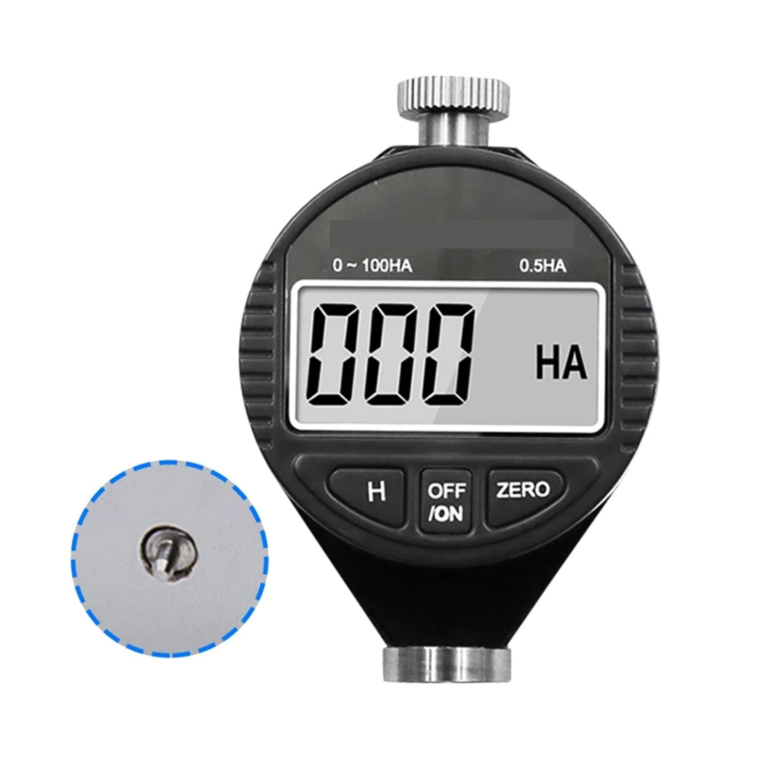 Gqnblvhzupdm C Hardness Tester Digital Durometer Type A/D/ Sclerometer Tire Plasti Rubber Hardness Tester Meter Paragraph Tools(C)