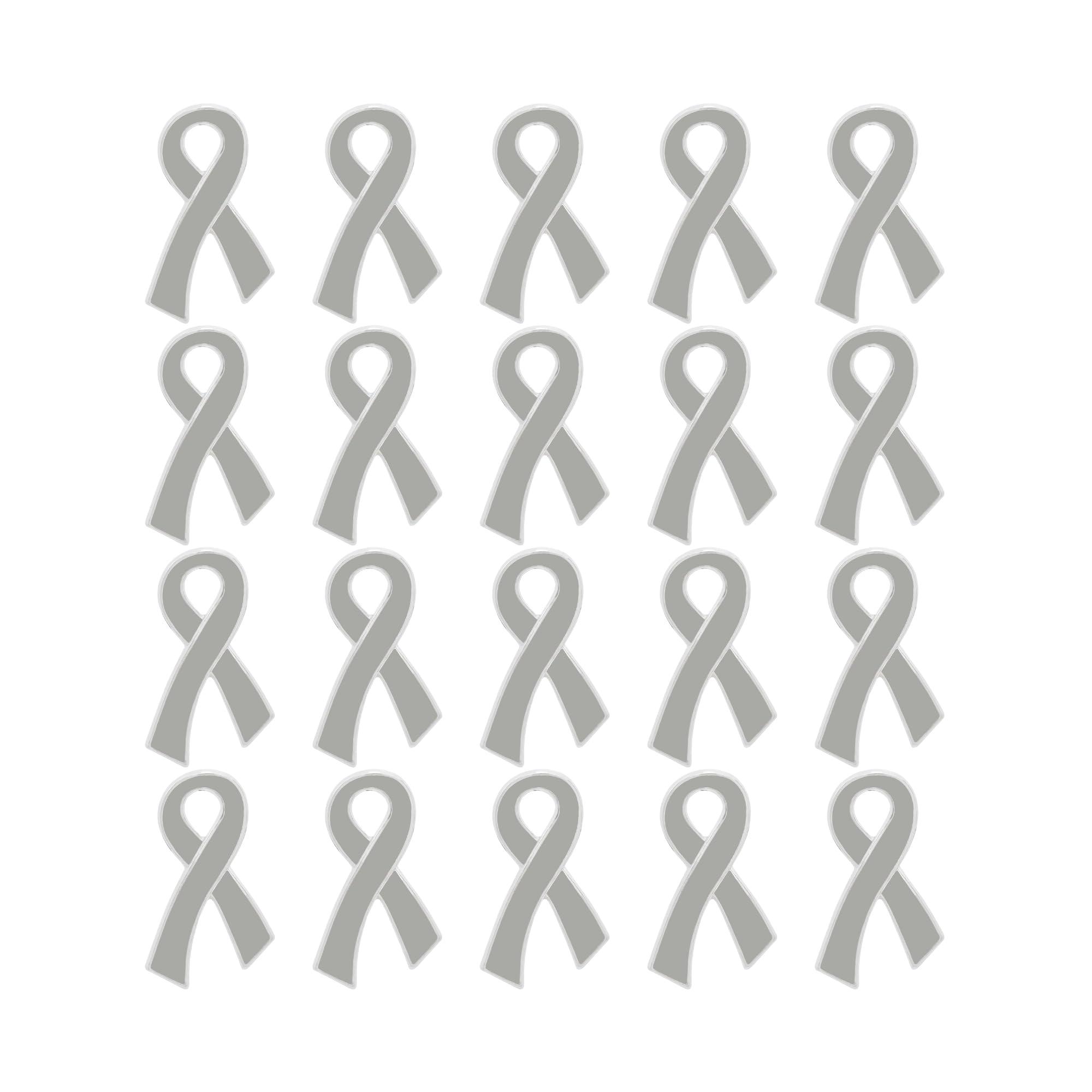 Ribbon Pins 1/5/25/100 for Cancer &amp; Disease Awareness - Various Causes - Bulk Quantities Available for Support Groups and Fundraising