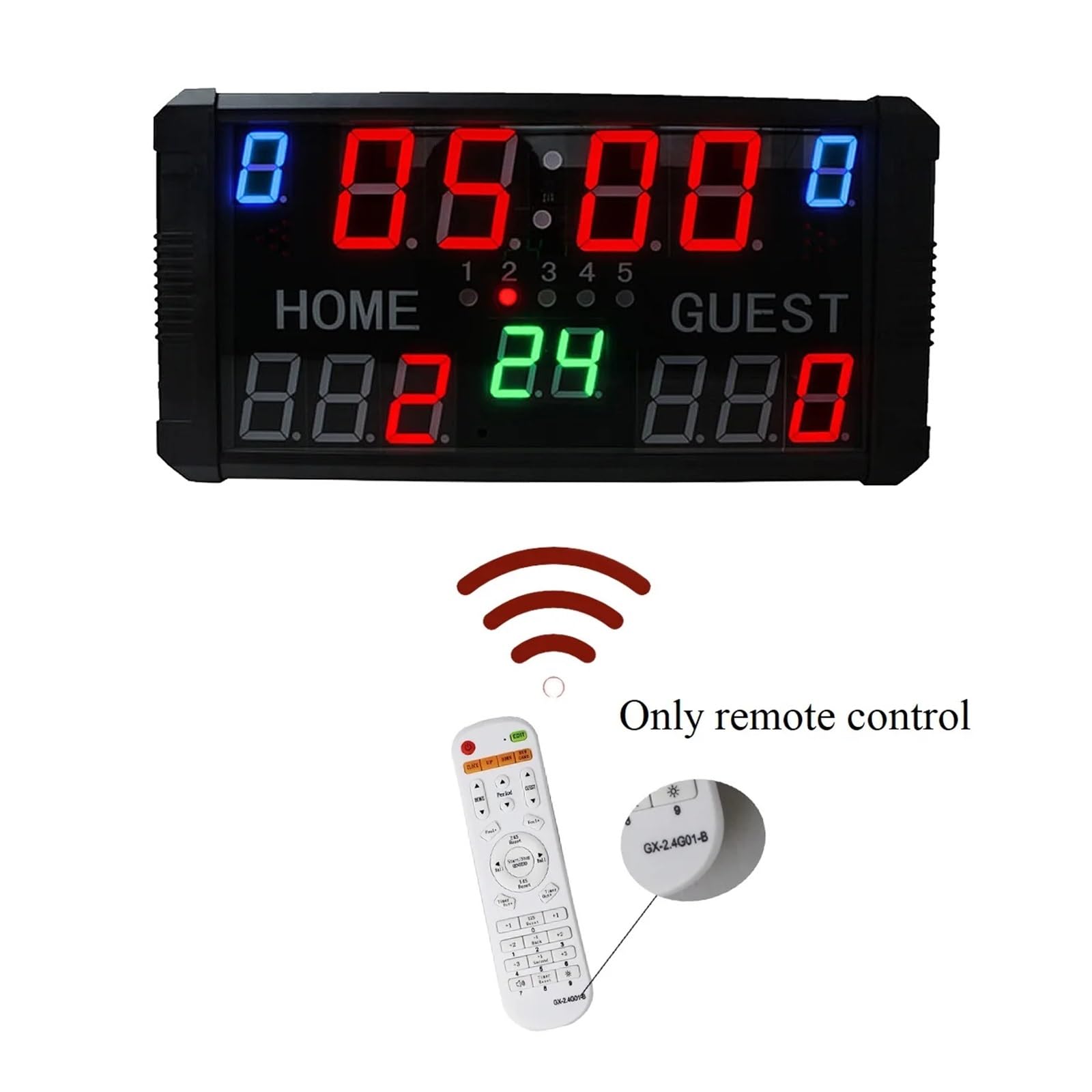 Cronómetro de los Deportes de Digitaces del Marcador del Baloncesto del LED con teledirigido inalámbrico(Suit B Consoles)